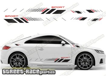 Audi TT racing stripes 311