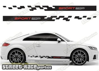 Audi TT racing stripes 312