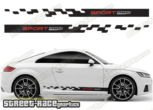 Audi TT racing stripes 312
