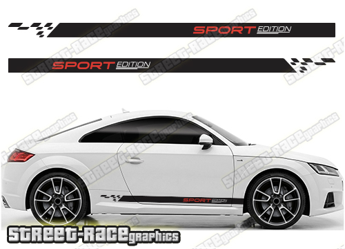 Audi TT racing stripes 313