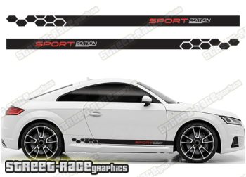 Audi TT racing stripes 317