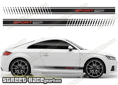 Audi TT racing stripes 318