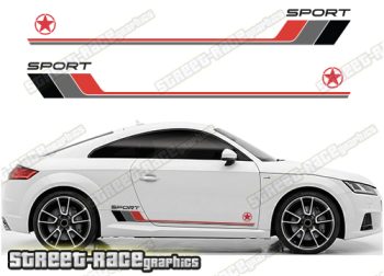 Audi TT racing stripes 321