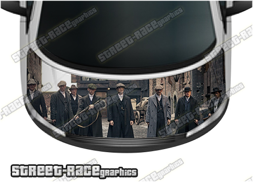 188 - VW Transporter bonnet wrap (Peaky Blinders)