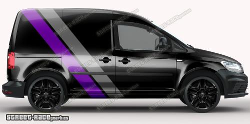 Dark grey & purple on a black car