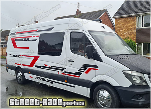 VW Crafter camper / sport van graphics